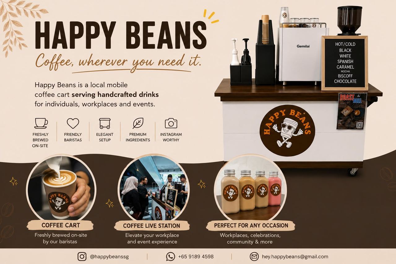 Happy Beans: Mobile Coffee Live Station