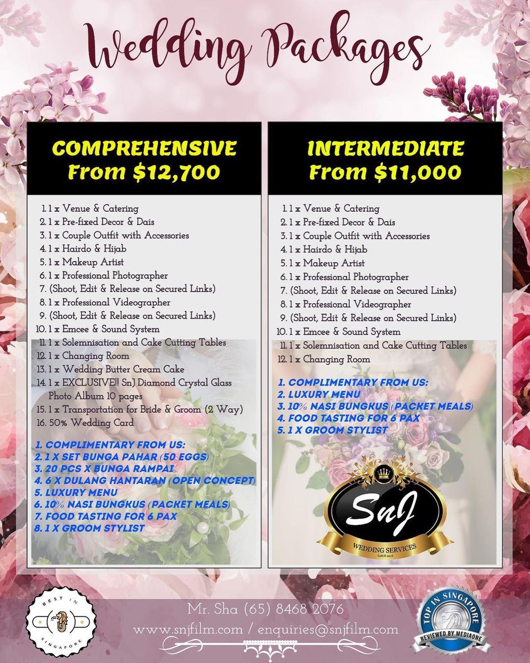 SnJ Wedding Services