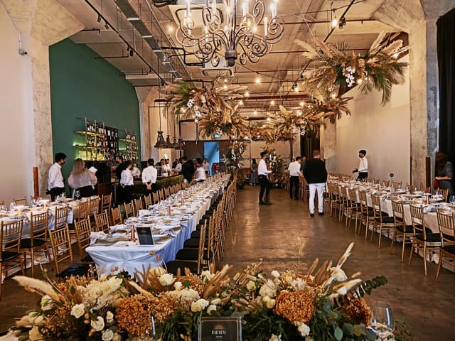 AMICI styled wedding reception