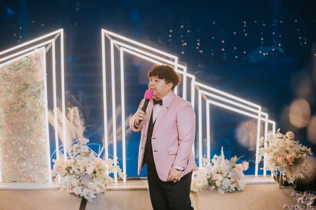 Emcee Alex Tan