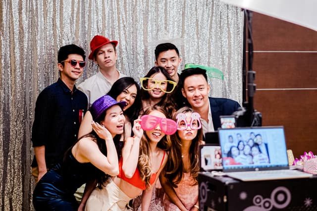 Fabfoto Booth wedding photobooth setup and event moment