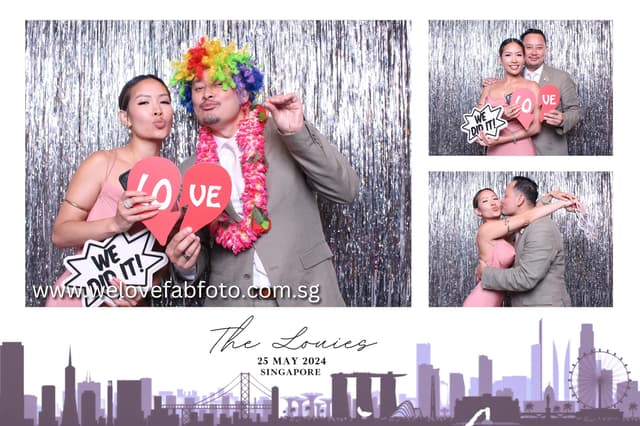 Fabfoto Booth wedding photobooth setup and event moment