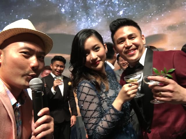 Emcee Winston Wei